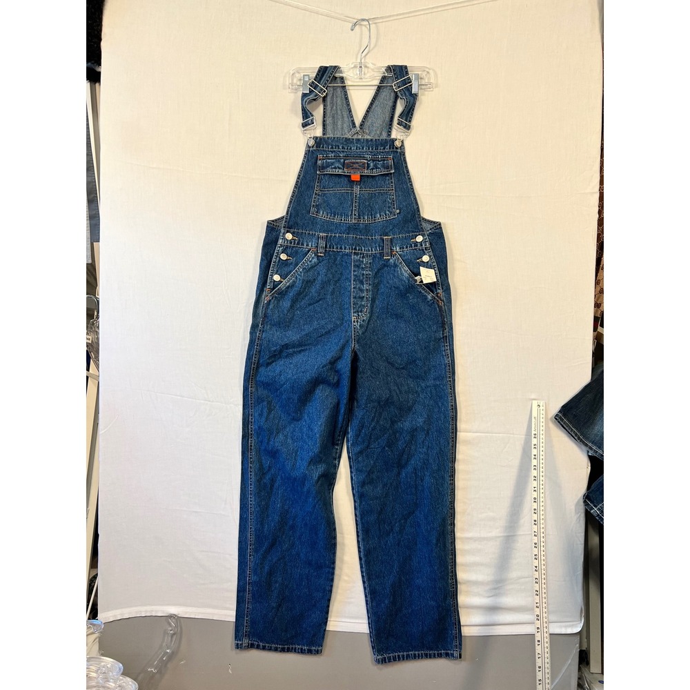 No Boundaries Juniors Denim Overalls Dark Blue Medium 7/9 7100097NB New